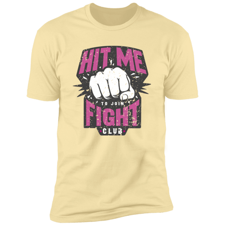 T-Shirts Banana Cream / S Fight Club Entrance Men's Premium T-Shirt
