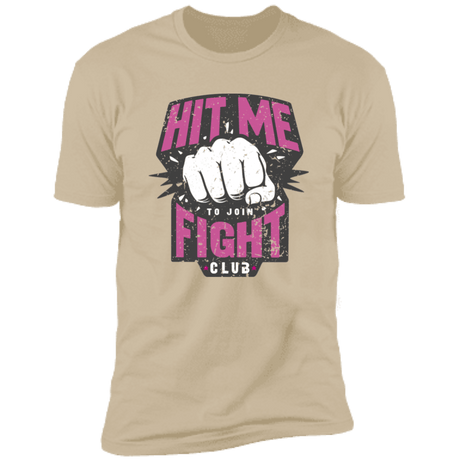 T-Shirts Sand / S Fight Club Entrance Men's Premium T-Shirt