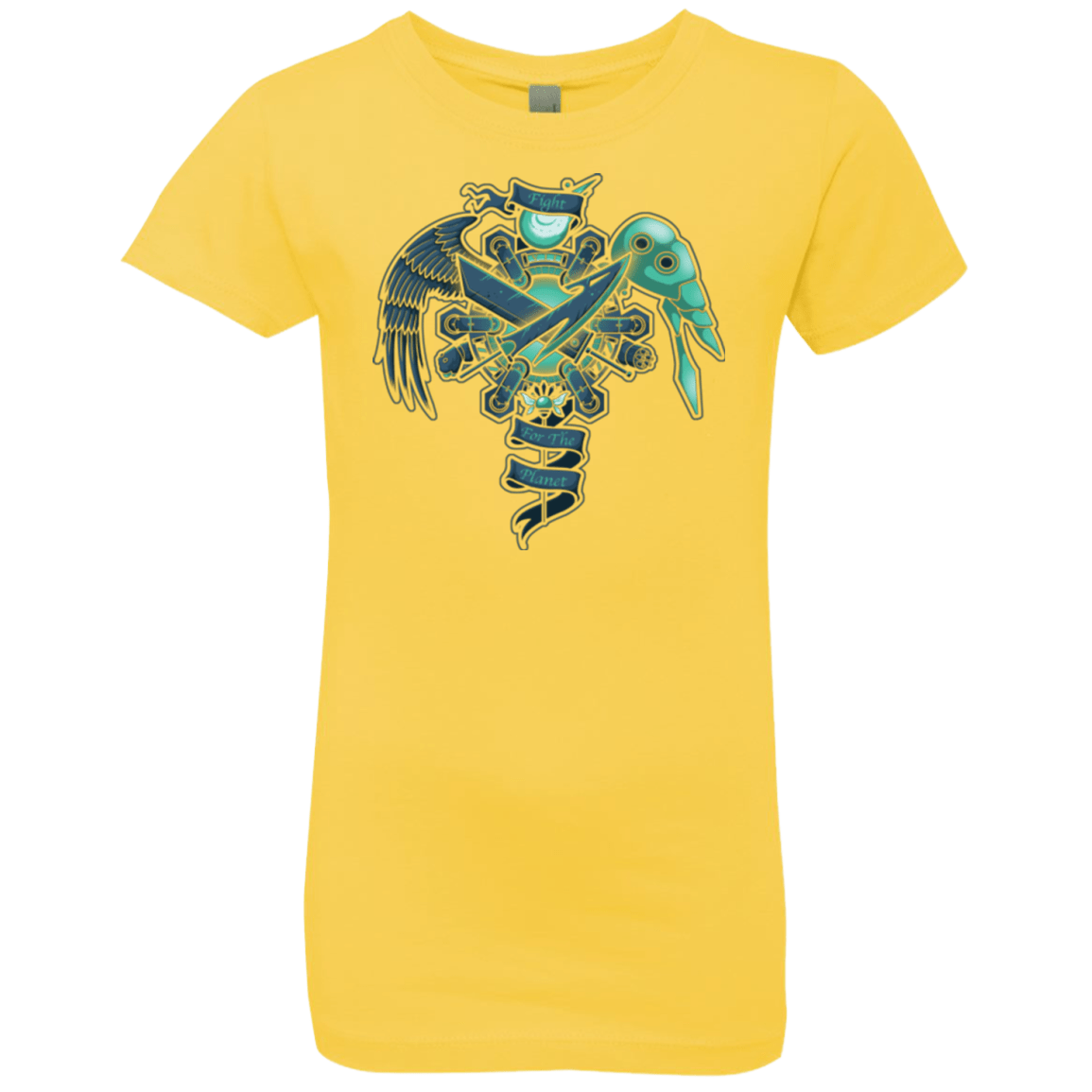 T-Shirts Vibrant Yellow / YXS FIGHT FOR THE PLANET Girls Premium T-Shirt