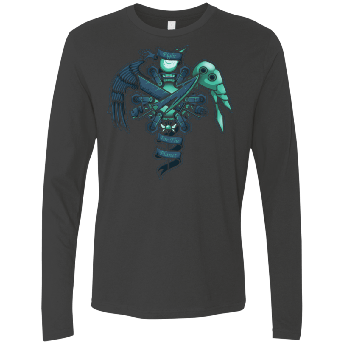 T-Shirts Heavy Metal / Small FIGHT FOR THE PLANET Men's Premium Long Sleeve