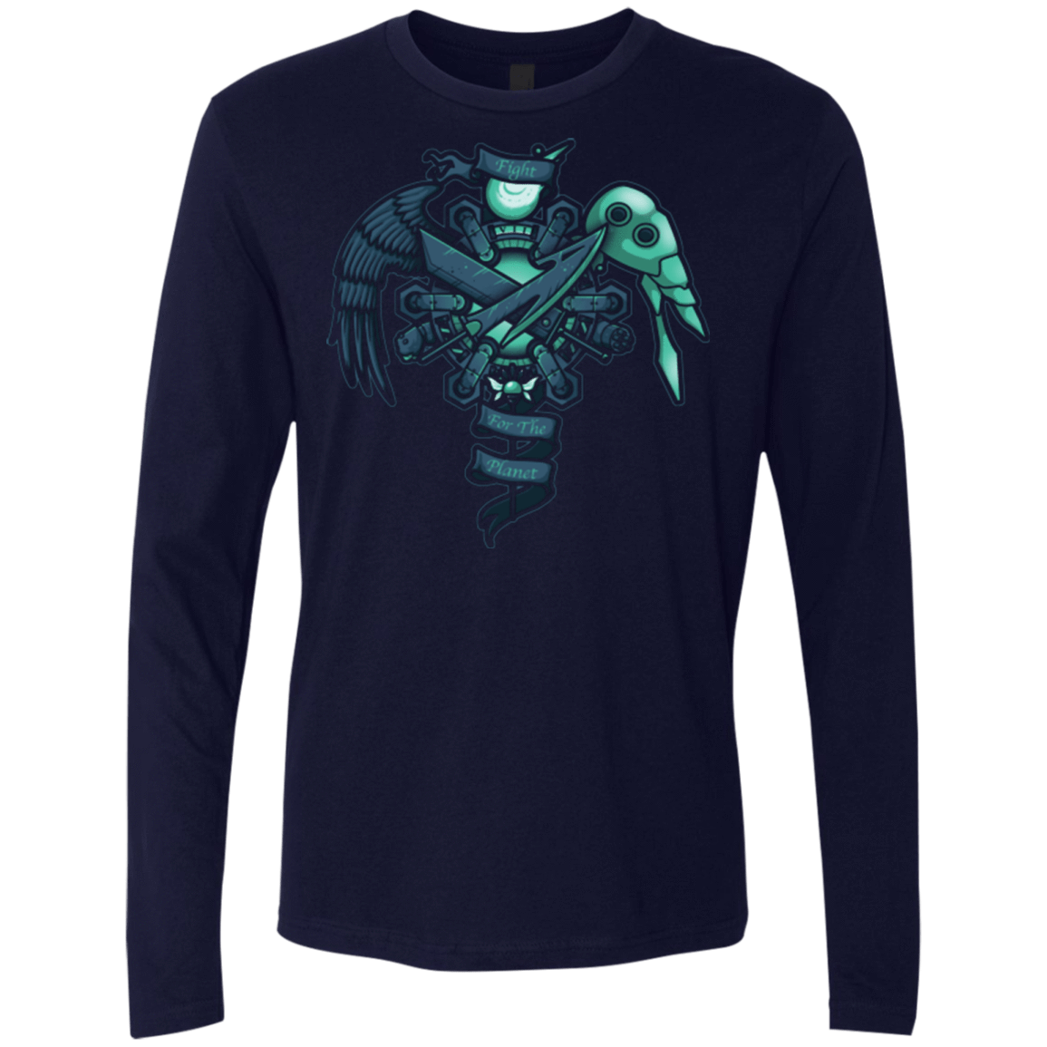 T-Shirts Midnight Navy / Small FIGHT FOR THE PLANET Men's Premium Long Sleeve
