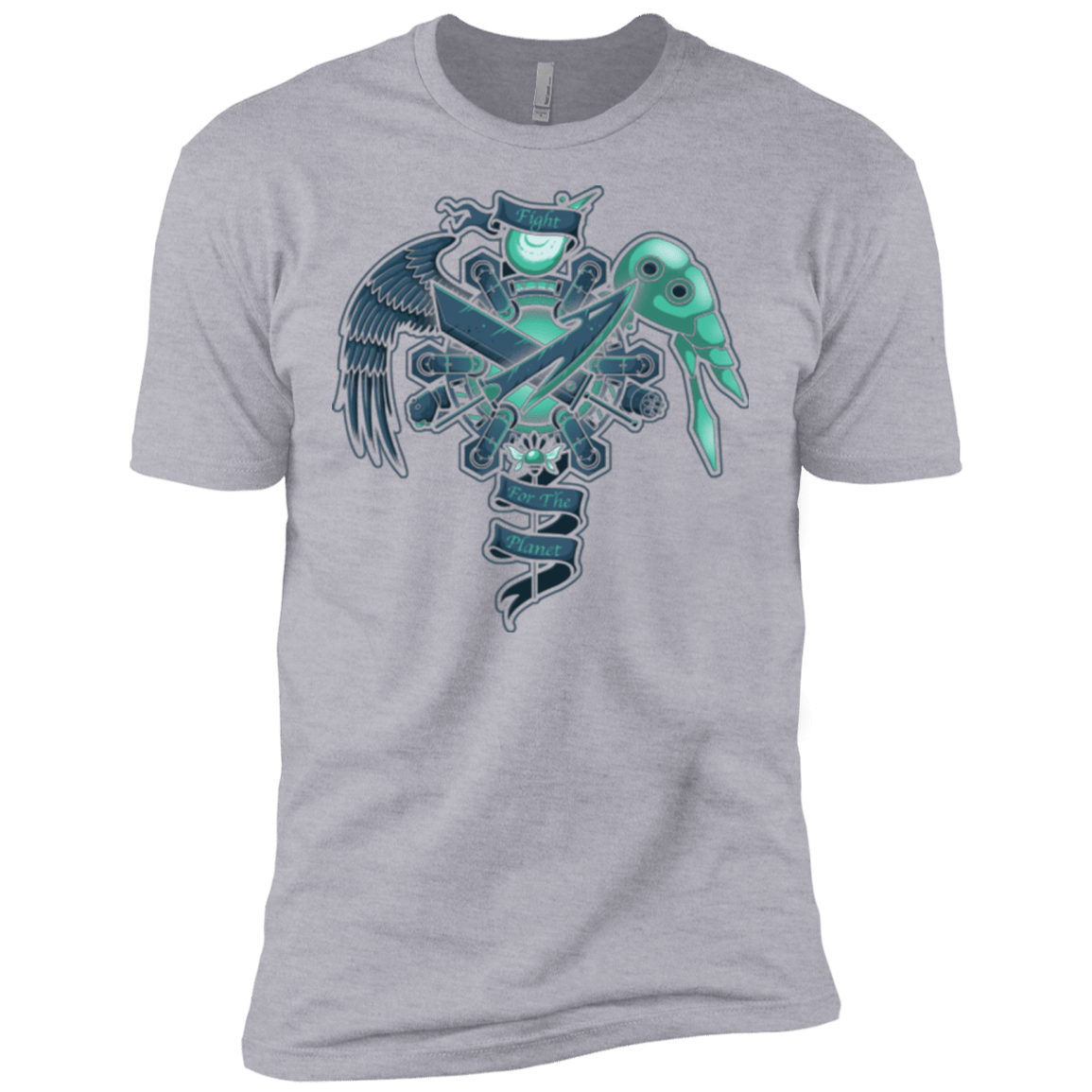 T-Shirts Heather Grey / X-Small FIGHT FOR THE PLANET Men's Premium T-Shirt