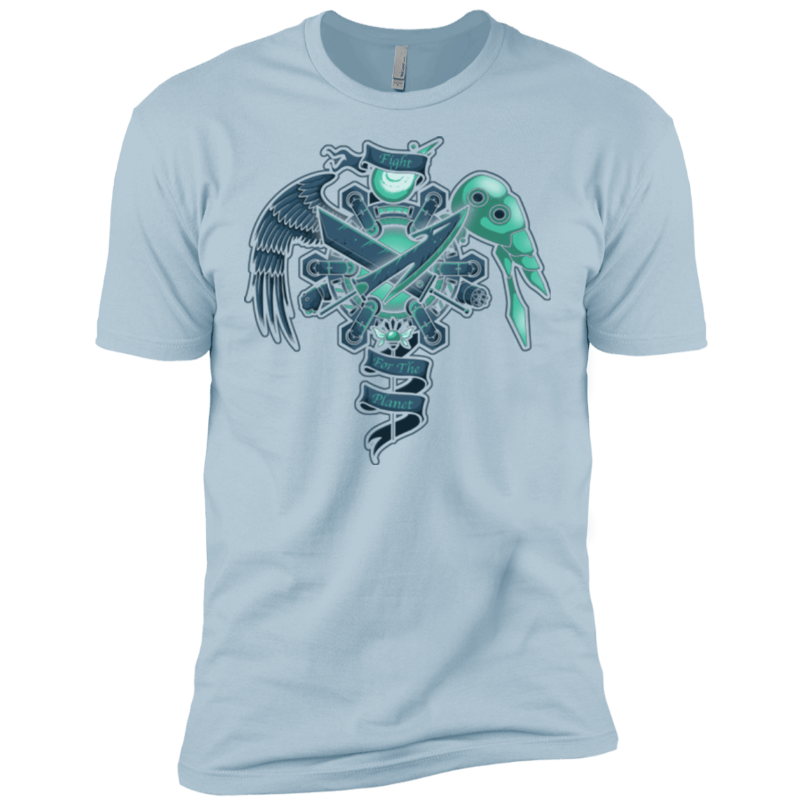 T-Shirts Light Blue / X-Small FIGHT FOR THE PLANET Men's Premium T-Shirt