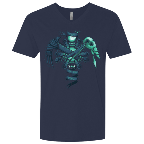 T-Shirts Midnight Navy / X-Small FIGHT FOR THE PLANET Men's Premium V-Neck