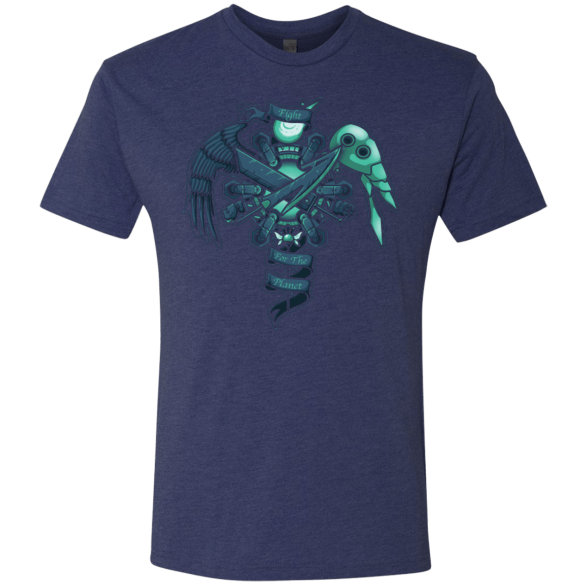 T-Shirts Vintage Navy / Small FIGHT FOR THE PLANET Men's Triblend T-Shirt