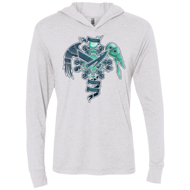 T-Shirts Heather White / X-Small FIGHT FOR THE PLANET Triblend Long Sleeve Hoodie Tee