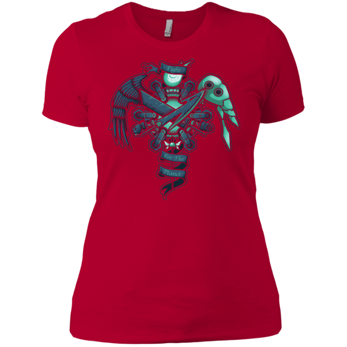 T-Shirts Red / X-Small FIGHT FOR THE PLANET Women's Premium T-Shirt