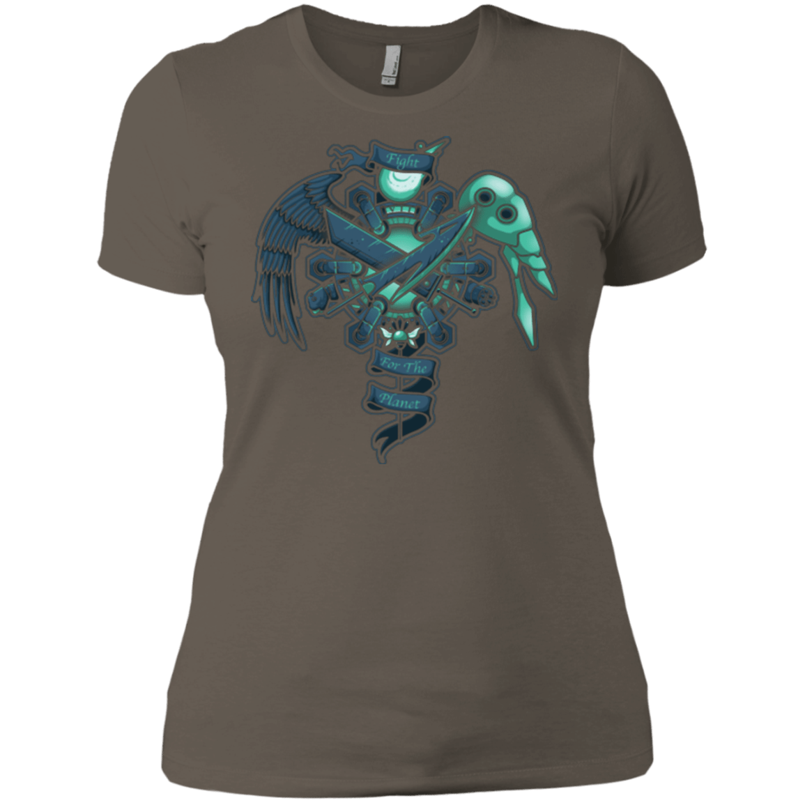 T-Shirts Warm Grey / X-Small FIGHT FOR THE PLANET Women's Premium T-Shirt