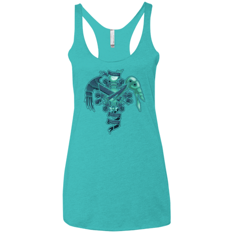 T-Shirts Tahiti Blue / X-Small FIGHT FOR THE PLANET Women's Triblend Racerback Tank