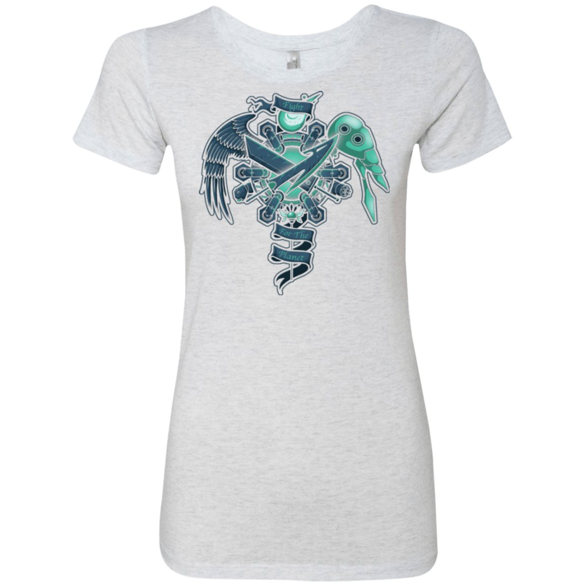 T-Shirts Heather White / Small FIGHT FOR THE PLANET Women's Triblend T-Shirt