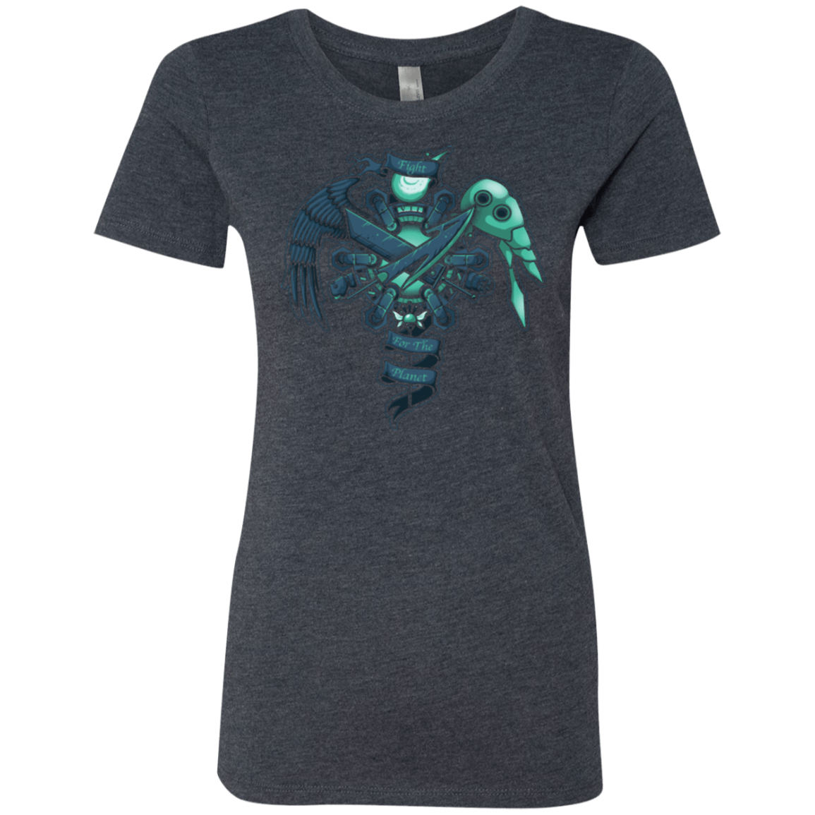 T-Shirts Vintage Navy / Small FIGHT FOR THE PLANET Women's Triblend T-Shirt