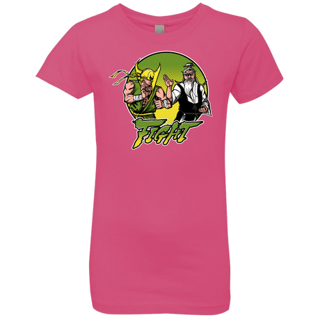 T-Shirts Hot Pink / YXS Fight Girls Premium T-Shirt