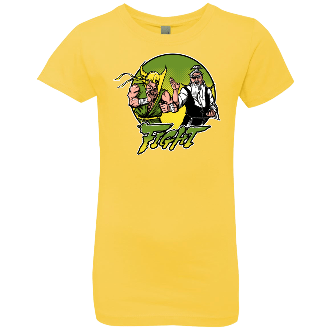 T-Shirts Vibrant Yellow / YXS Fight Girls Premium T-Shirt