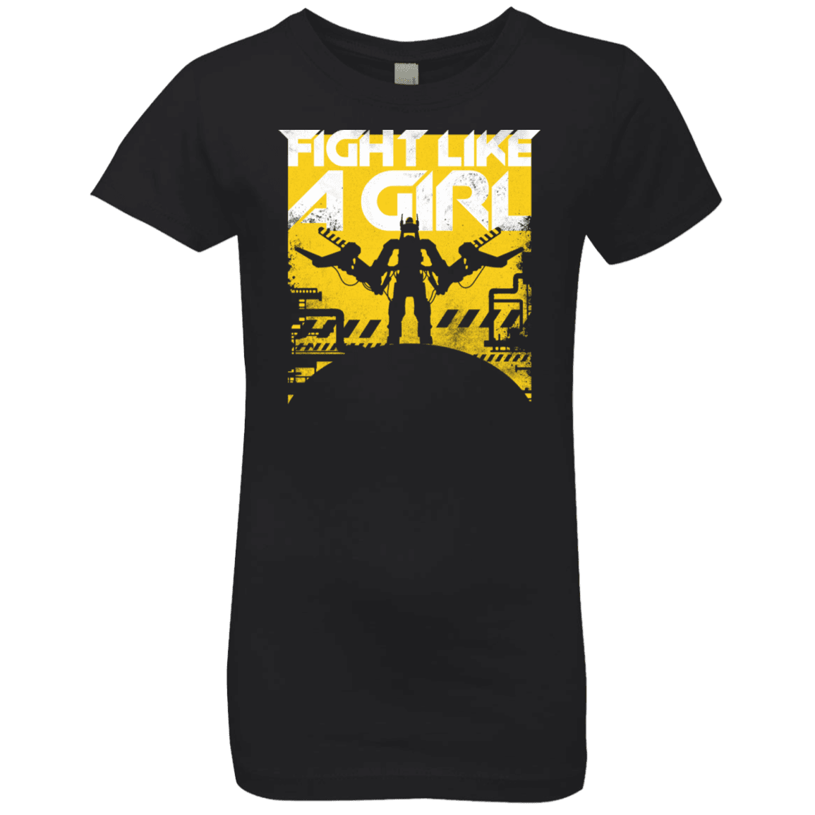 T-Shirts Black / YXS Fight Like A Girl Girls Premium T-Shirt