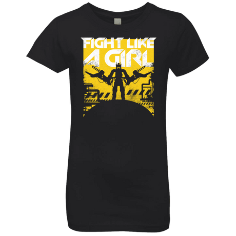 T-Shirts Black / YXS Fight Like A Girl Girls Premium T-Shirt