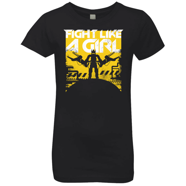 T-Shirts Black / YXS Fight Like A Girl Girls Premium T-Shirt