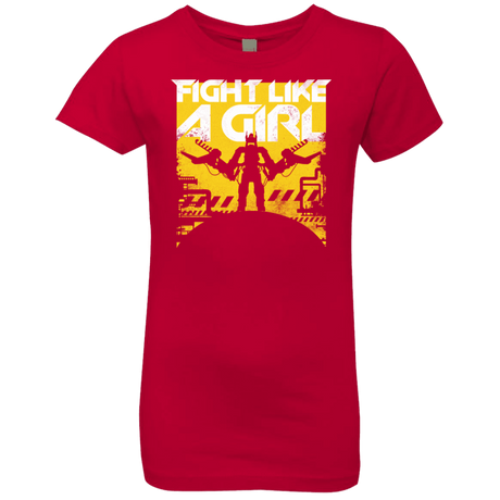 T-Shirts Red / YXS Fight Like A Girl Girls Premium T-Shirt