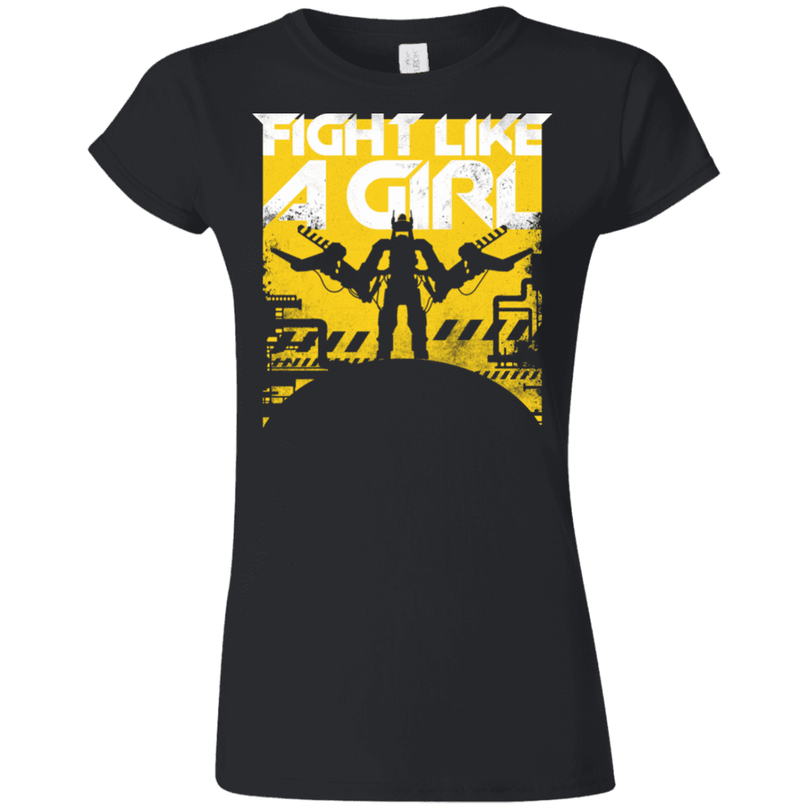 T-Shirts Black / S Fight Like A Girl Junior Slimmer-Fit T-Shirt