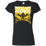 T-Shirts Black / S Fight Like A Girl Junior Slimmer-Fit T-Shirt