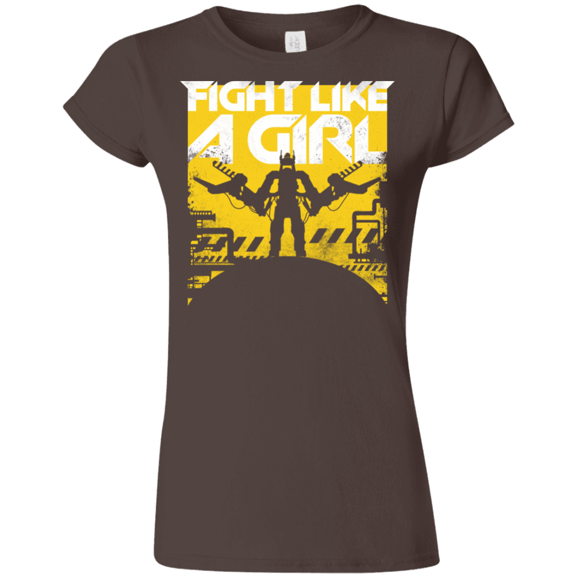 T-Shirts Dark Chocolate / S Fight Like A Girl Junior Slimmer-Fit T-Shirt