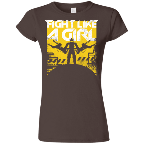 T-Shirts Dark Chocolate / S Fight Like A Girl Junior Slimmer-Fit T-Shirt