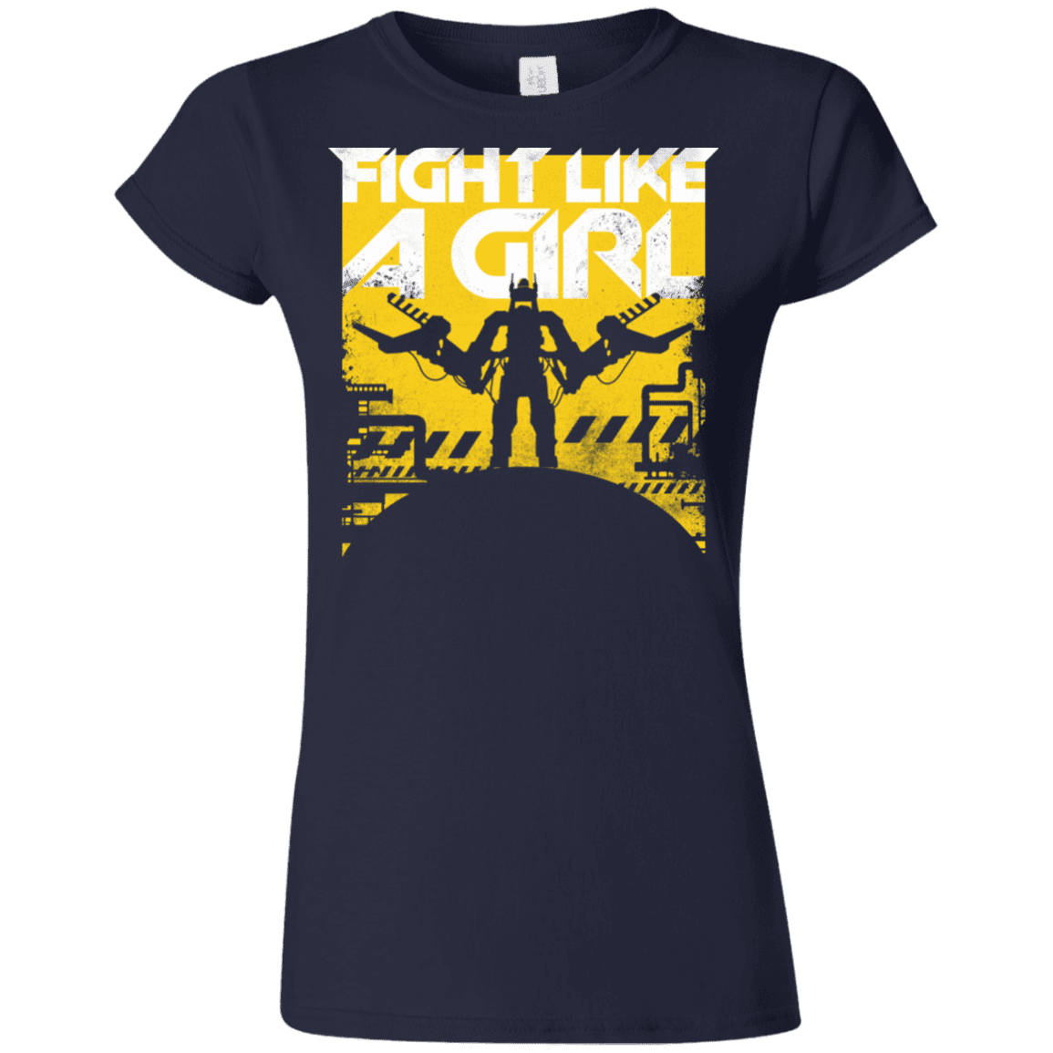 T-Shirts Navy / S Fight Like A Girl Junior Slimmer-Fit T-Shirt