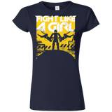 T-Shirts Navy / S Fight Like A Girl Junior Slimmer-Fit T-Shirt