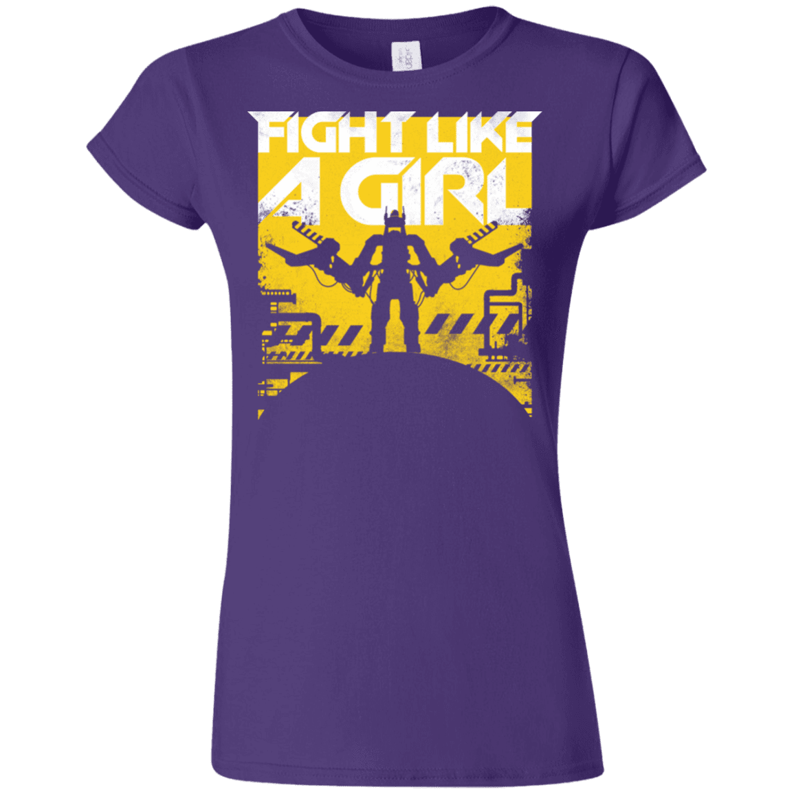 T-Shirts Purple / S Fight Like A Girl Junior Slimmer-Fit T-Shirt