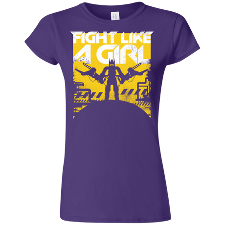 T-Shirts Purple / S Fight Like A Girl Junior Slimmer-Fit T-Shirt