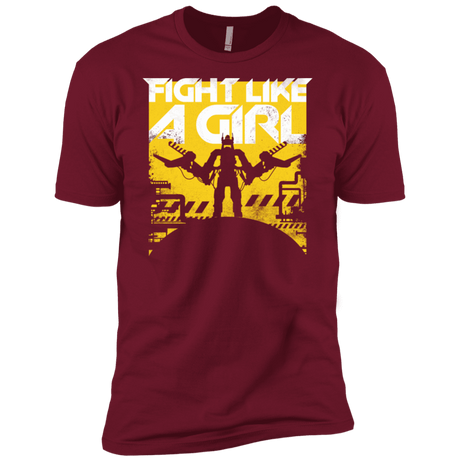 T-Shirts Cardinal / X-Small Fight Like A Girl Men's Premium T-Shirt