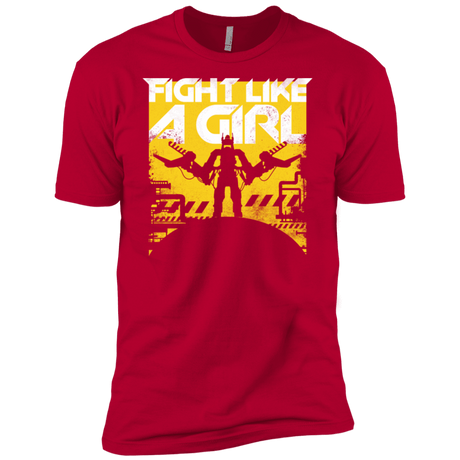 T-Shirts Red / X-Small Fight Like A Girl Men's Premium T-Shirt