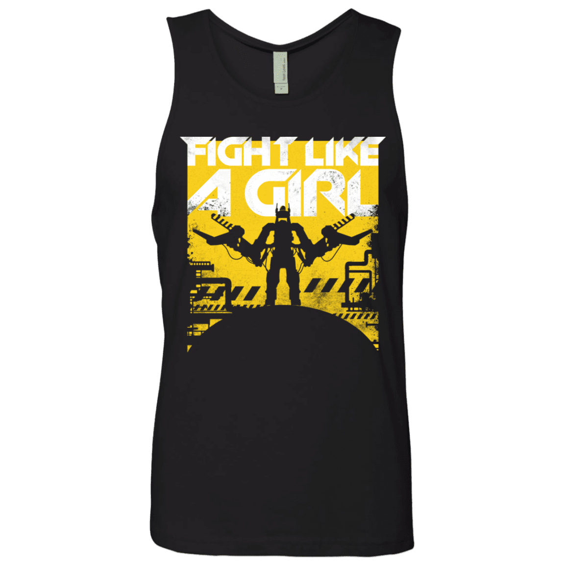 T-Shirts Black / S Fight Like A Girl Men's Premium Tank Top