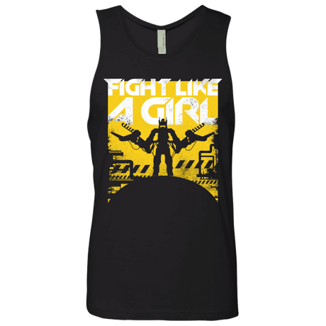 T-Shirts Black / S Fight Like A Girl Men's Premium Tank Top