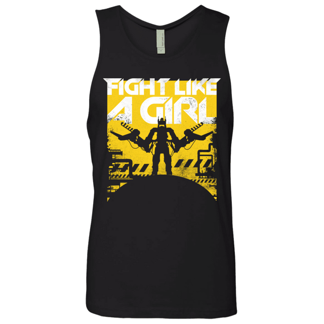 T-Shirts Black / S Fight Like A Girl Men's Premium Tank Top