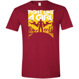T-Shirts Cardinal Red / S Fight Like A Girl Men's Semi-Fitted Softstyle