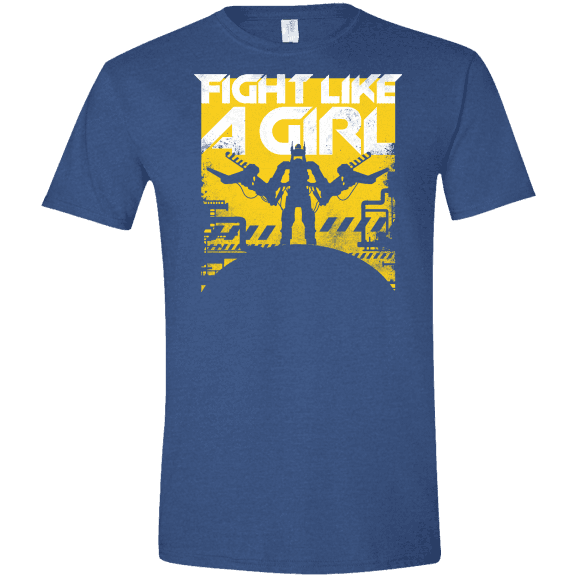 T-Shirts Heather Royal / X-Small Fight Like A Girl Men's Semi-Fitted Softstyle