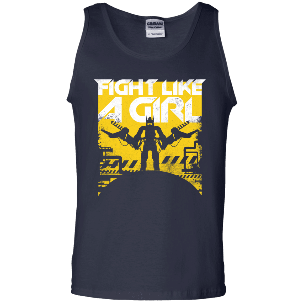 T-Shirts Navy / S Fight Like A Girl Men's Tank Top