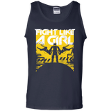 T-Shirts Navy / S Fight Like A Girl Men's Tank Top