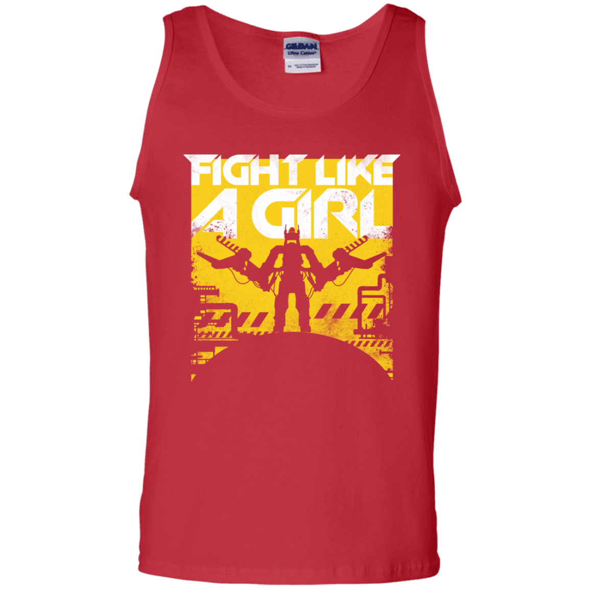 T-Shirts Red / S Fight Like A Girl Men's Tank Top