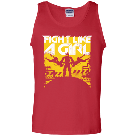 T-Shirts Red / S Fight Like A Girl Men's Tank Top