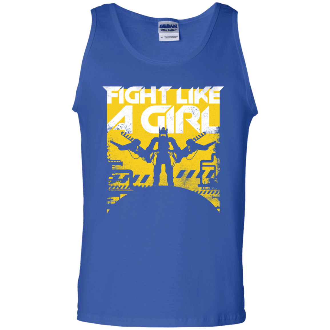 T-Shirts Royal / S Fight Like A Girl Men's Tank Top