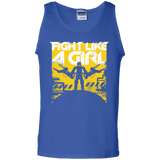T-Shirts Royal / S Fight Like A Girl Men's Tank Top