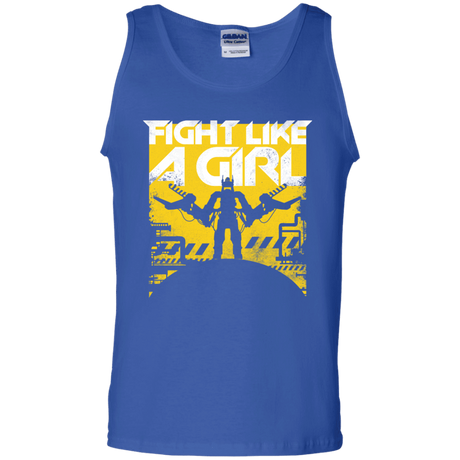 T-Shirts Royal / S Fight Like A Girl Men's Tank Top