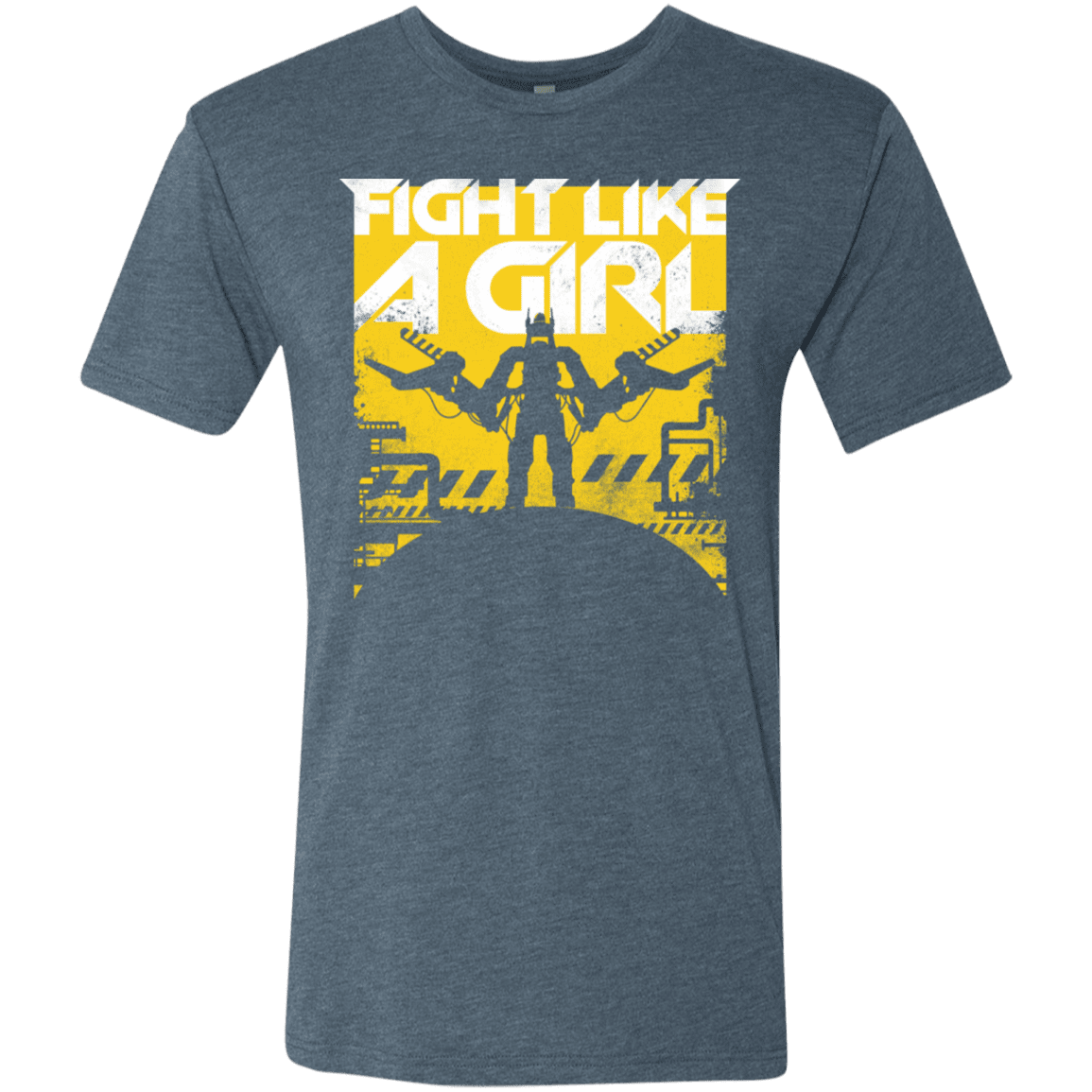 T-Shirts Indigo / S Fight Like A Girl Men's Triblend T-Shirt