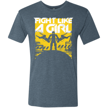 T-Shirts Indigo / S Fight Like A Girl Men's Triblend T-Shirt