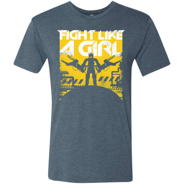 T-Shirts Indigo / S Fight Like A Girl Men's Triblend T-Shirt