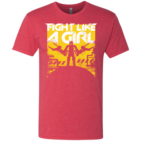 T-Shirts Vintage Red / S Fight Like A Girl Men's Triblend T-Shirt