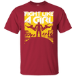 T-Shirts Cardinal / S Fight Like A Girl T-Shirt