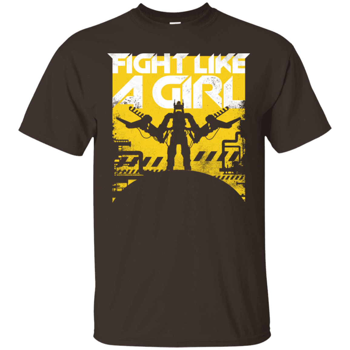 T-Shirts Dark Chocolate / S Fight Like A Girl T-Shirt