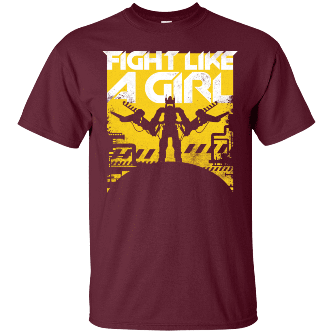 T-Shirts Maroon / S Fight Like A Girl T-Shirt